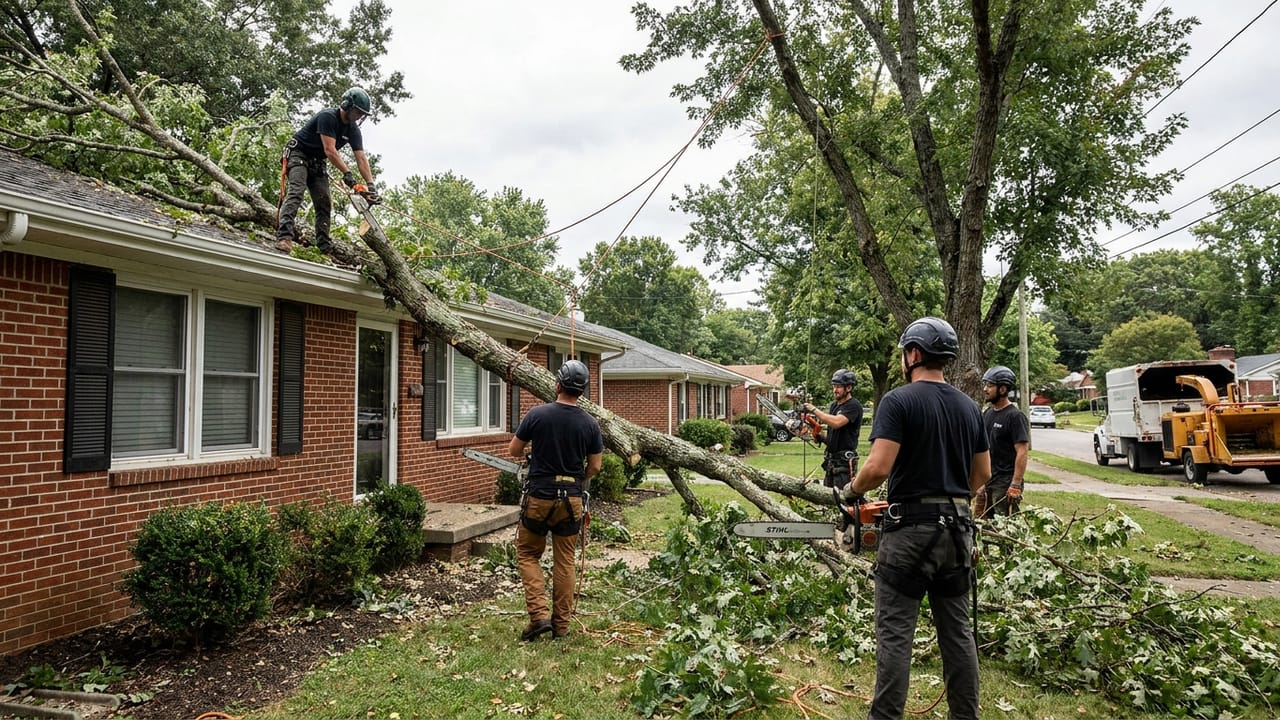 Emergency Storm Work in Nashville